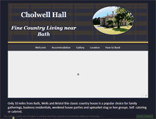 Tablet Screenshot of cholwellhall.co.uk